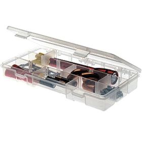 Plano Stowaway Utility Box With Adjustable Dividers Clear Small Parts And Tackle Organizer 9 Inch (Option: Clear)